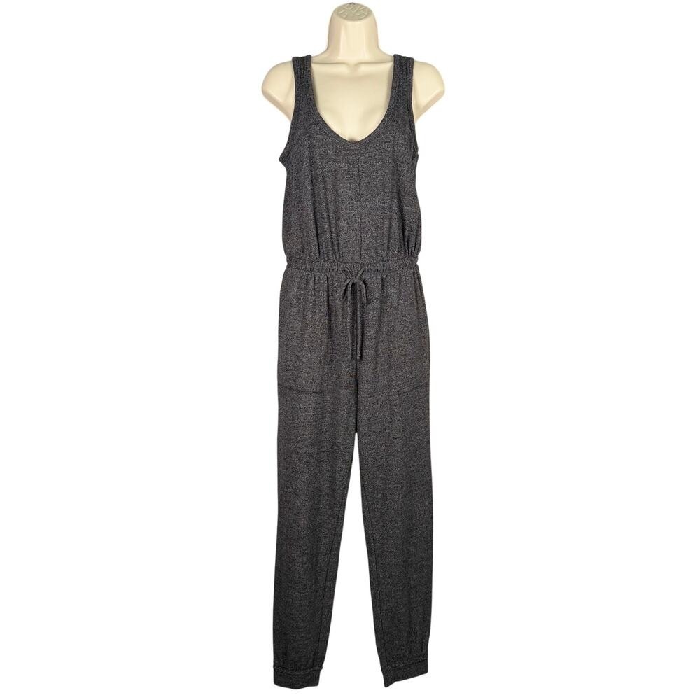 Free People‎ Beach Womens XS Charcoal Jumpsuit Romper Terry Jogger Sleeveless